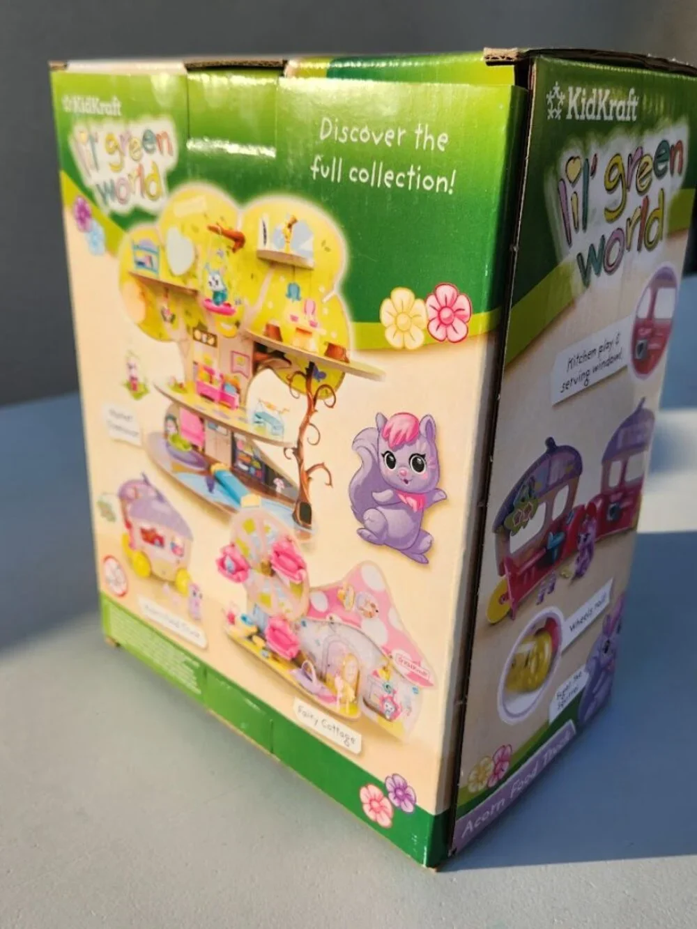 NEW KidKraft Squirrel Wooden Food Truck Doll Figure Bakery Montessori Playset Ec